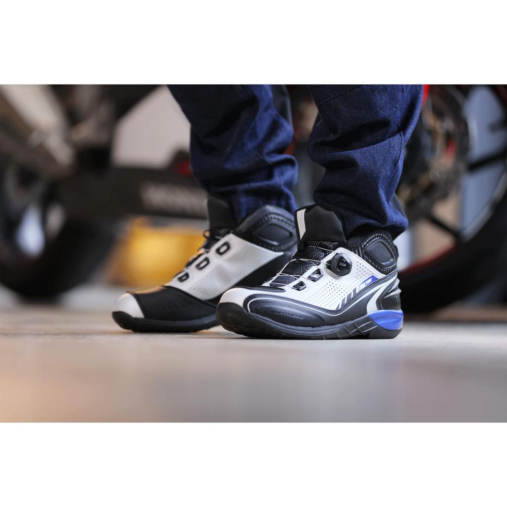 ELF Synthese16 Riding Size EL016 Low-Cut Shoes, White, 26.5cm,