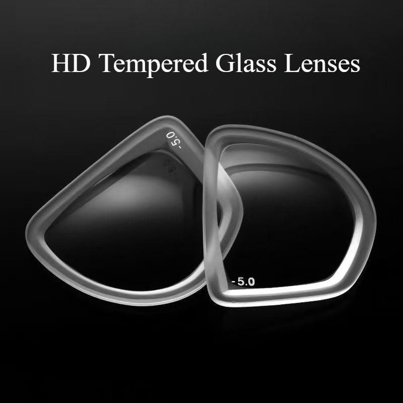 

wholesale Tempered glass Lens Myopia Lens for m2032 Diving Mask CHINA