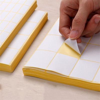 Blank White Small Paper Adhesive Writable Note Label Stickers Tag Classification DIY Marking Tools