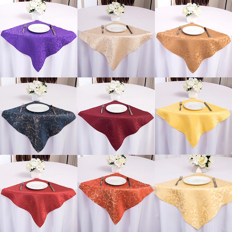 Factory Price Reusable Napkins Table Cloth Polyester Serving Napkin Dish Mat Cutlery Hotel Dinner Home Wedding Decoration