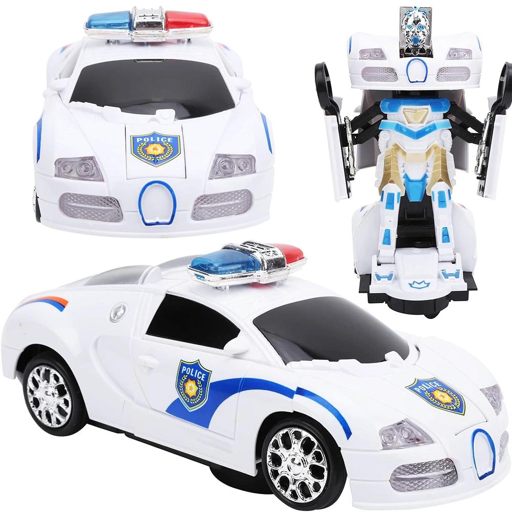 Auto robot samochód trans formers 2w1 policja