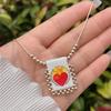 Cartoon Design Catholic Necklace Mini Size Virgin Mary Pendant Necklace  for Men and Women