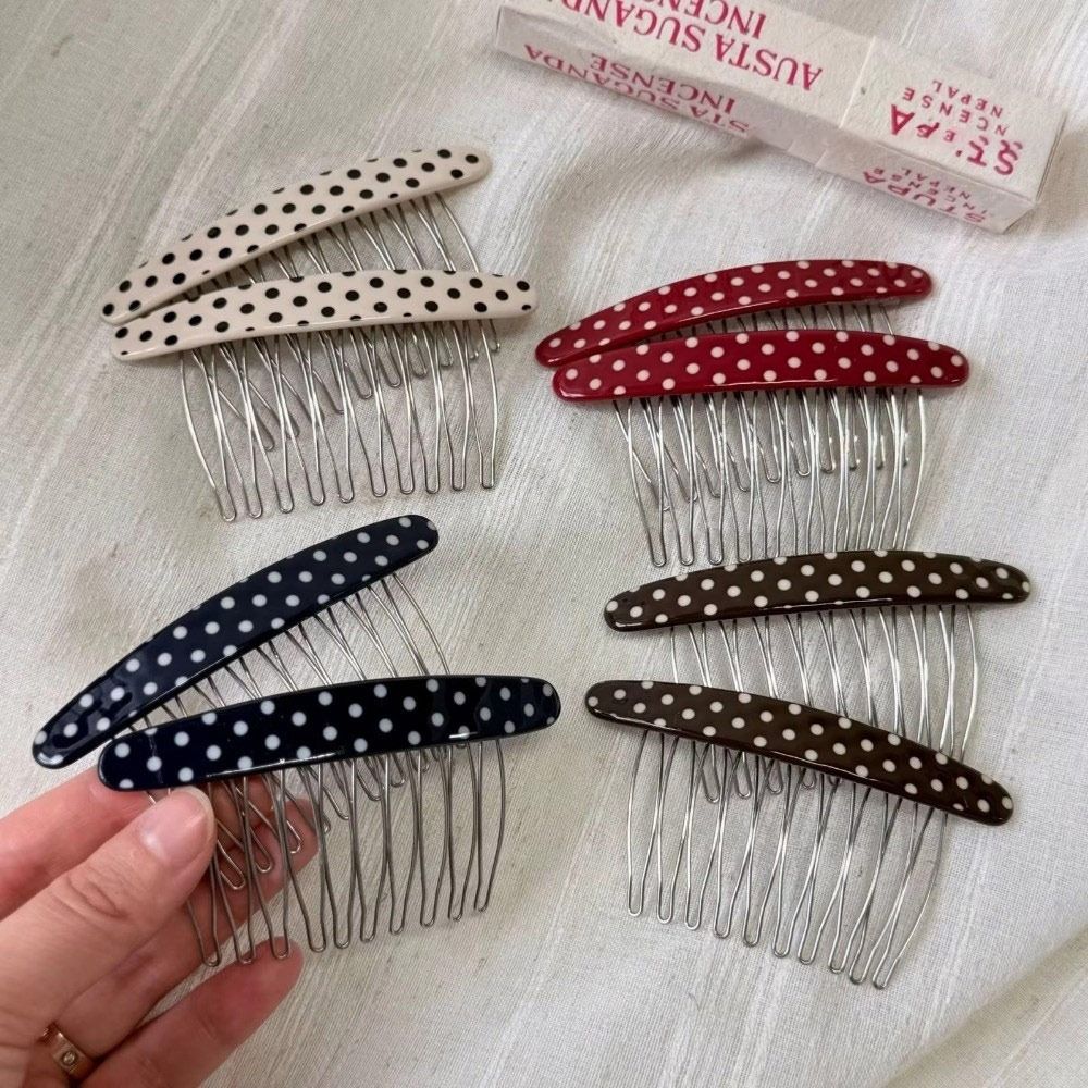 Non-Slip Comb Clip Headwears Bangs Hair Clip New Hair Side Combs  for Princess Hair Accessories