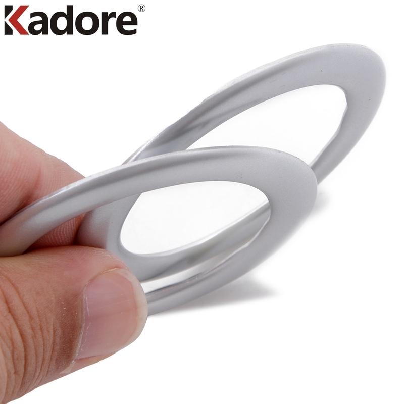 For Ford Kuga Escape 2017 2018  Matte Car Rear Door Audio Speaker Cover Trim Loudspeaker Ring Frame Interior Accessories