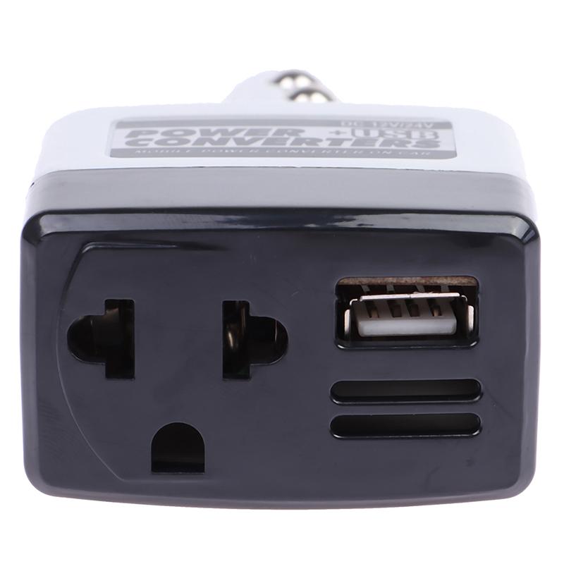 Przetwornik Mocy Samochodowej USB DC 12/24V Do AC 220V Inwerter Samochodowy Do Telefonu Inwerter 12V Uniwersalny Transformator Mocy Ładowarka Do Telefonu Komórkowego Port USB