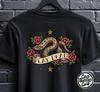 Hognose Snake Shirt | "Play Dead" Traditional Tattoo Style Tee | Custom Morph Variations | Reptile Lover Gift | Western Hognose