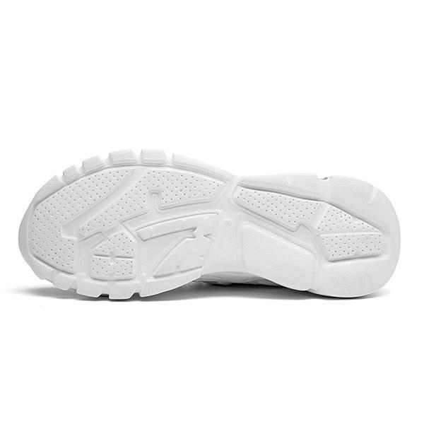 Мужские модные легкие кроссовки — спортивные кроссовки с дышащей сеткой 46 белый — фото 4