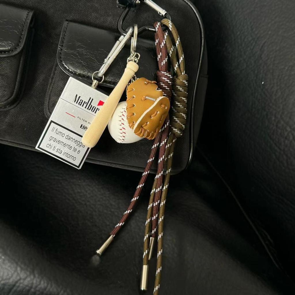 Lye Series Bagel Bag Keychain Pendant & Lanyard Accessory