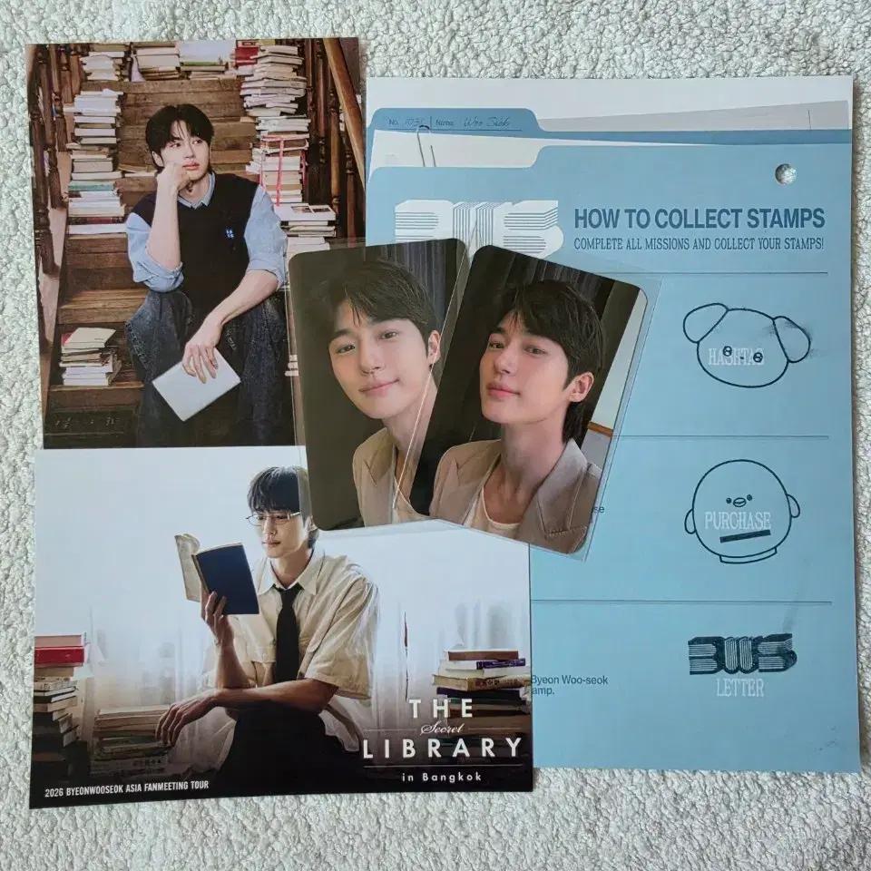 Byun Woo-seok Pop-Up photocard Postcard + Bangkok Postcard