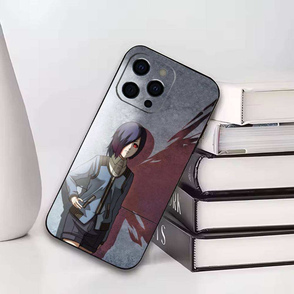 Tokyo Ghoul Touka Kirishima Phone Case For iPhone17,16,15,14,13,12,11 Plus,Pro Others Soft Black Cover