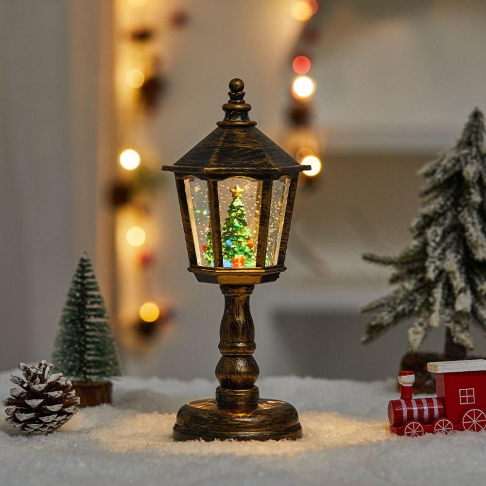 Gifts Music Box Christmas Wind Lamps Santa Creative Night Light Christmas Tree Snowman Christmas Lantern Festival Favors