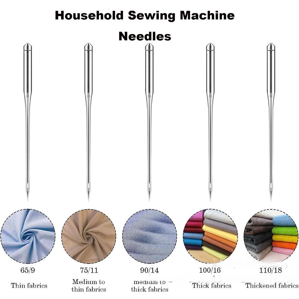10Pc Household Sewing Machine Needles Kit Packing #9 #11 #12 #14 #16 #18 For Old Type Janome Sewing MachineSinger Brother Sewing