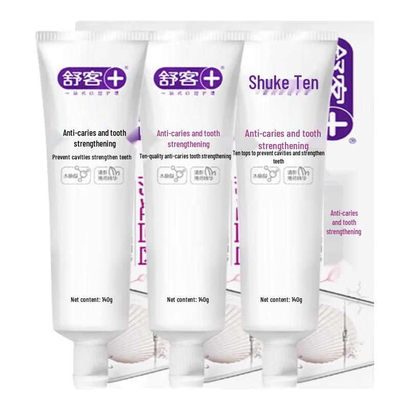 Saky Anti-Cavity & Strong Teeth Fluoride-Free Toothpaste - Family Pack