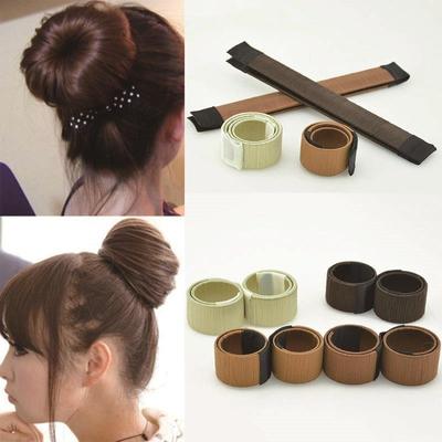 1PC Haarknoten Maker Werkzeuge Kopf Band Styling Synthetische Perücke Donuts Knospe Stirnband Ball Frauen Mädchen Haarband