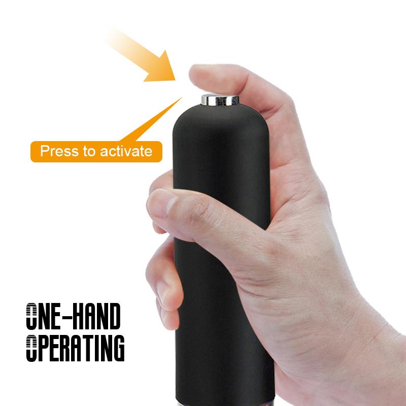 Conjunto automático de moedor de pimenta e sal, moinho elétrico de especiarias para pimenta, utensílios de cozinha ajustáveis