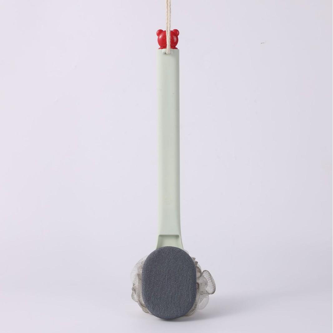 Three in one scrubbing tool, powerful mud scrubbing, scrubbing, bathing brush,soft fur scrubbing, back scrubbing, foot scrubbing