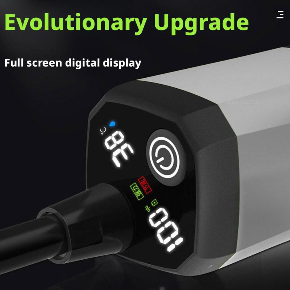Outdoor Portable Shower Camping 6000mAh Rechargeable LED Display Outdoor Simple Electric Mobile Shower Set