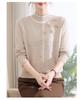 2025 Stylish Winter Fleece Sweater for Middle-Aged & Elderly Women - Half-High Collar, Plus Velvet Warmth.