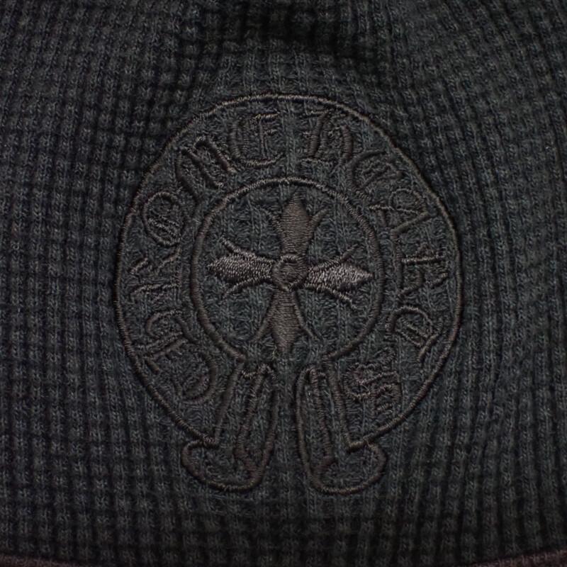 CHROME HEARTS  Knit cap black cotton mens