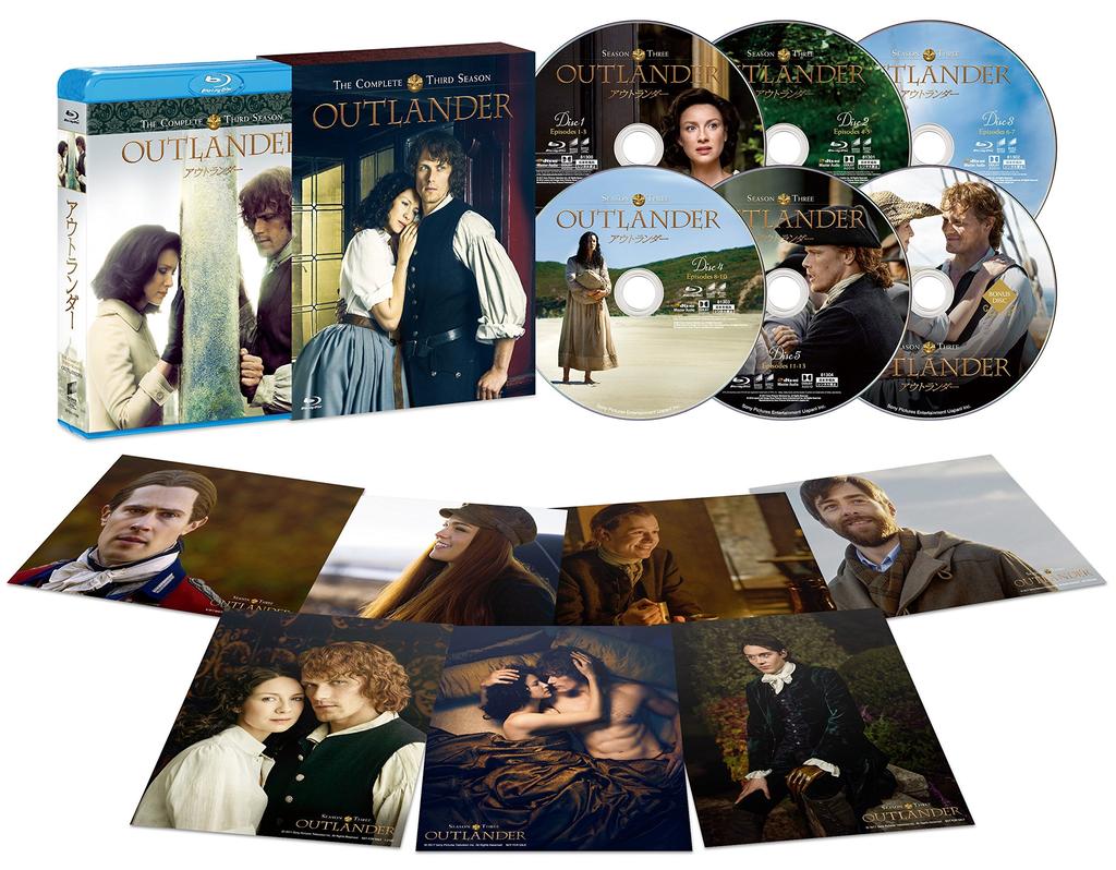 Outlander Season 3 Complete Box Press Limited Blu-ray (First Edition)