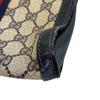 GUCCI Vintage Old Gucci Vanity Cosmetics Pouch Business Bag GG pattern sherry line PVC Clutch bag black PVC Used