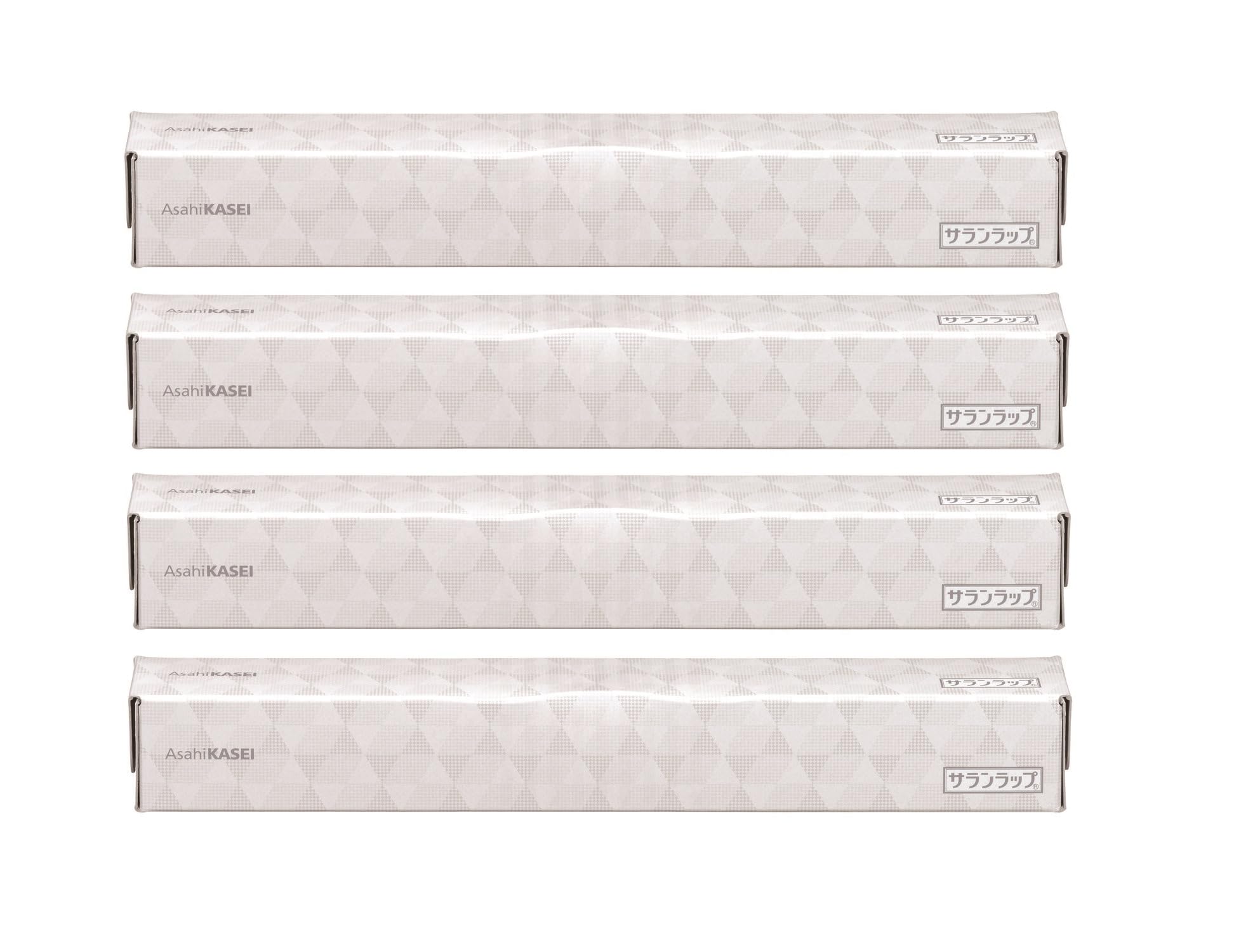 

[Limited Edition] Saran Wrap 30cm x 50m, Monochrome Design Packaging, 4-Pack