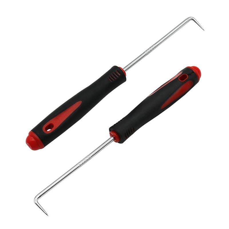 Spesielt demonteringsverktøy for rengjøring av chassiset til Pulsator-vaskemaskinen med rettvinklet krok på Pulsator-hjulet