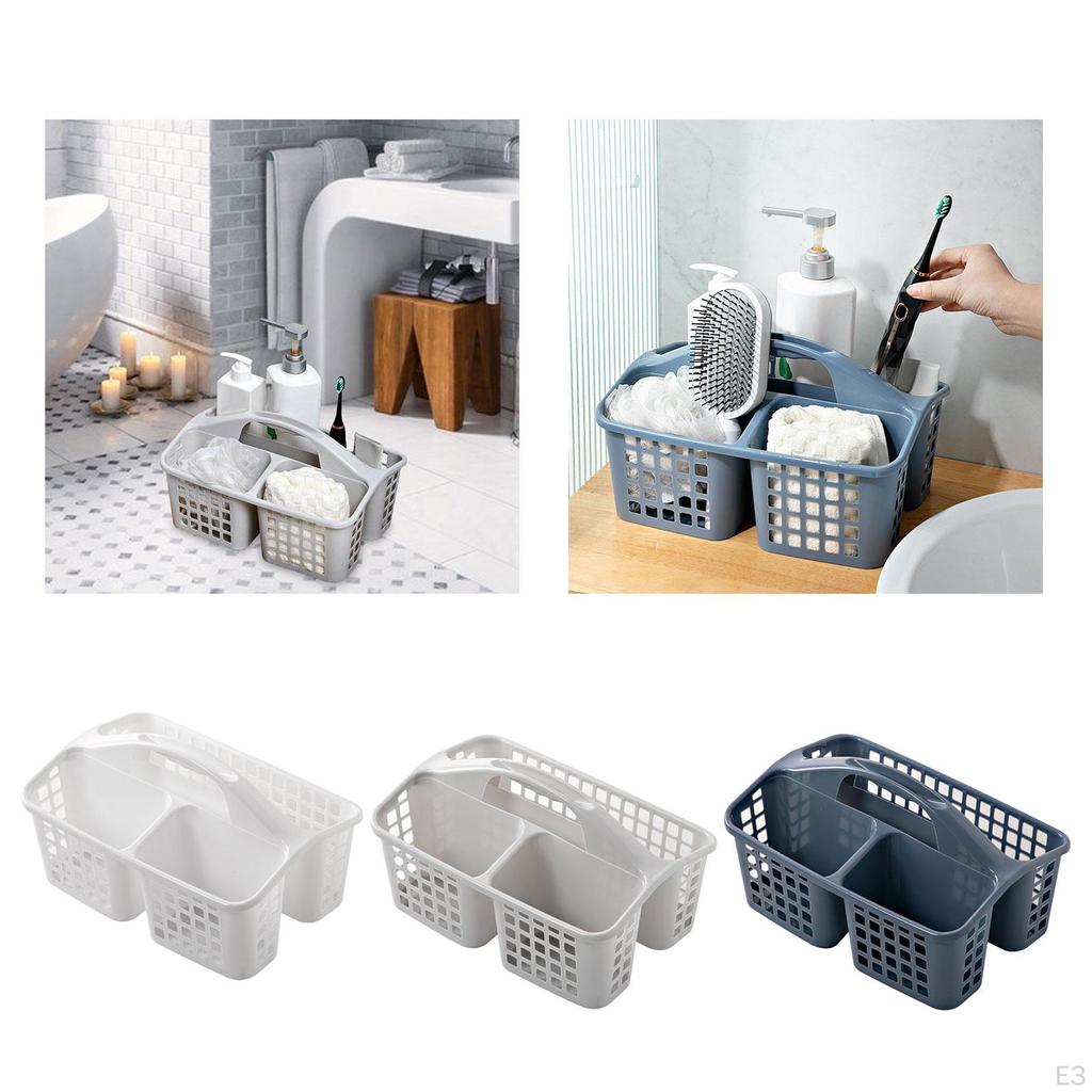 Cos dus baie cu maner 3 compartimente impartite multifunctional pentru piscina,