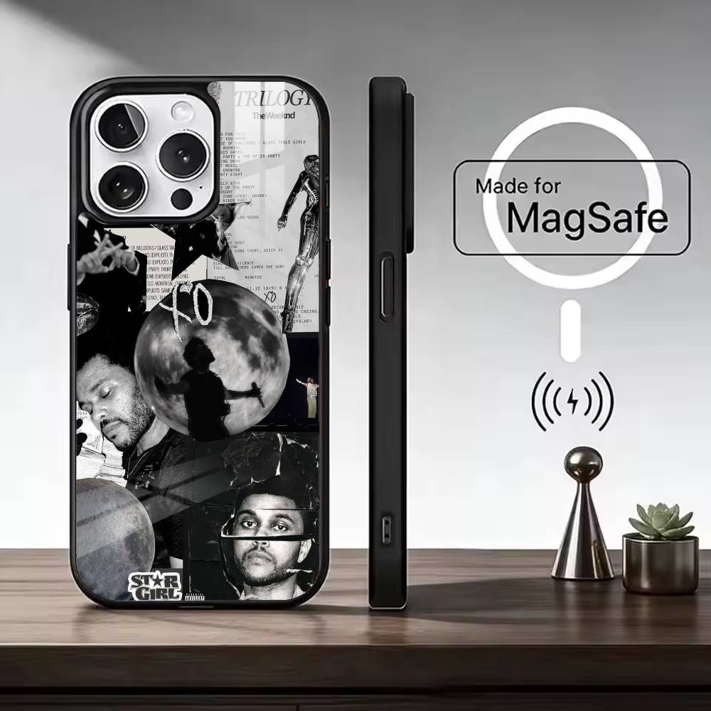 T-THE Weekend Singer Phone Case For iPhone17,16,15,14,13,12,11 Plus,Pro Max, New Magnetic Wireless Charging