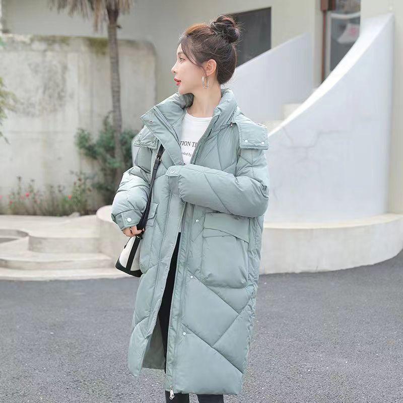 Thick Down Cotton-padded Jackets Mid-length Winter Women's Cotton-padded Jackets Loose Cotton-padded Jackets Women's Outerwear Trendy