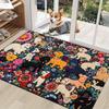 Cartoon Cute Puppy Garden Carpet Kitchen Rug Rich Doormat Winter Warm Welcome Mat Living Room Carpet Rug For Bedroom Home