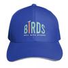 Funny Birding Design Birds Well With Others Baseball Cap Custom Cap Hat Unisex Wild Ball Hat Mountaineering Hats Unisex Womens
