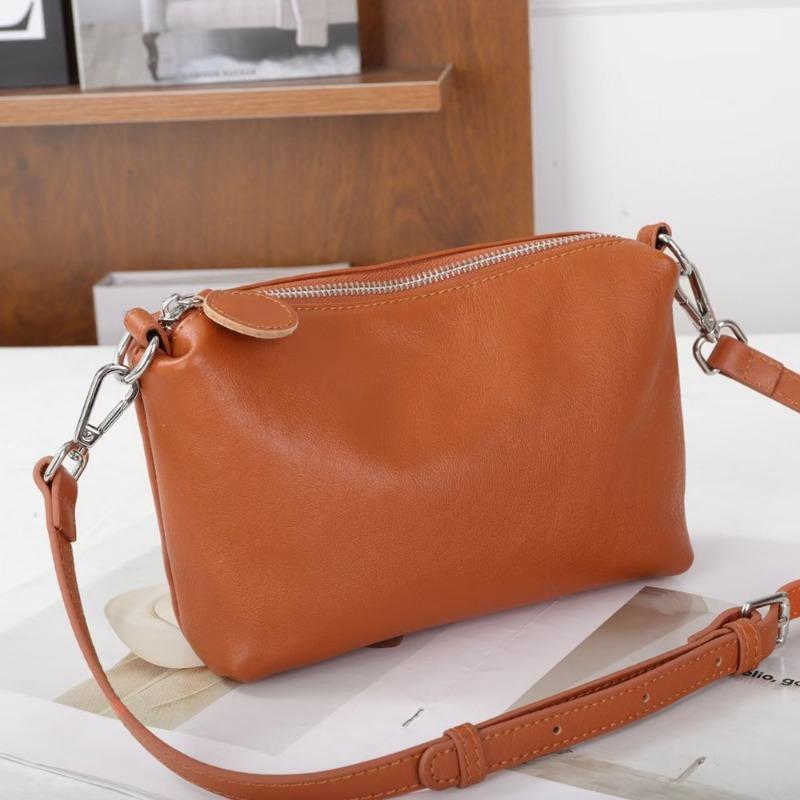 Echtes Leder Kleine Tasche Modische Umhängetasche Vielseitige Kleine Quadratische Tasche Achseltasche