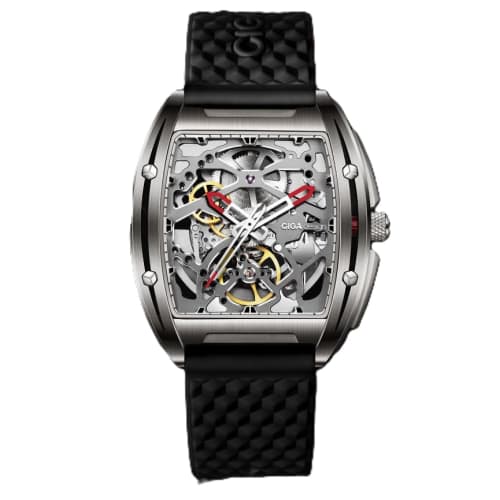 CIGA Design Series Z EDGE Steel Automatic Watch, Authentic, Men's, Black, Z031-SISI-W15BK