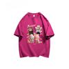 Summer New Labubu Printed Short-sleeved T-shirt Lazy All-match Top