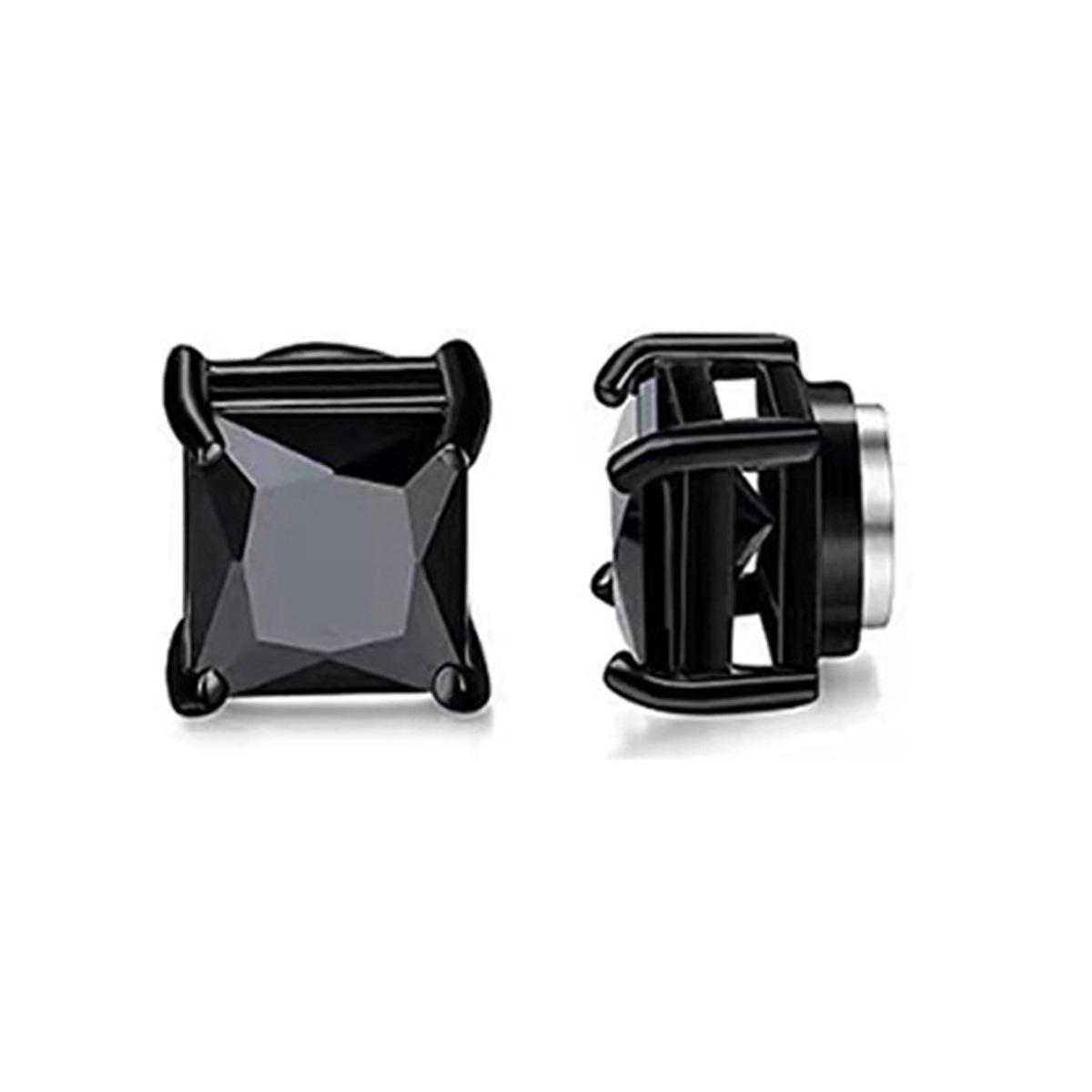 

Корейские серьги-клипсы унисекс из нержавеющей стали с магнитным цирконием