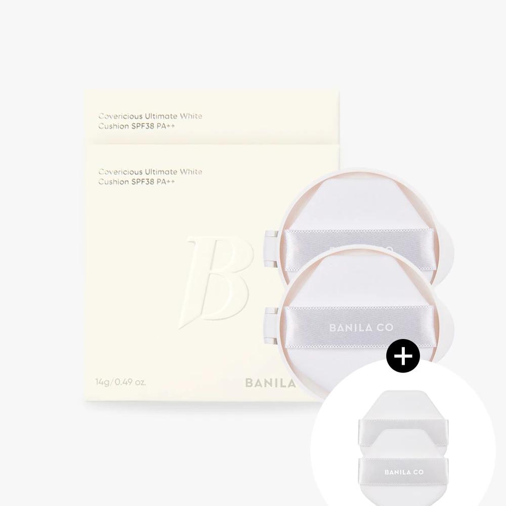 [2 шт.] Кушон Covericious Ultimate White (Пополнение) Amber + Natural