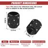 4PCS Bling Crystal Diamond Tire Stem Valve Caps- Handmade Shinny Rhinestone Car Wheel Tire Valve Caps for Women- Attractive Dustproof Valve Stem