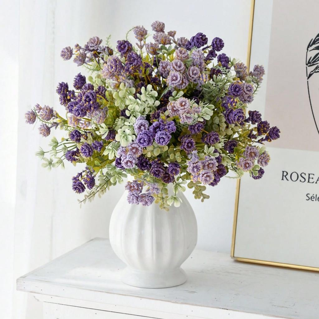 Silk Artificial Flowers Wedding Home Room Decor Nuptial High Quality Outdoor Yard Bride Bouquet Vase Craft Photography Prop Gift