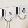 37cm Stainless Steel Clothes Hook Organizer Bathroom Bedroom Wall Towel Coat Hanger