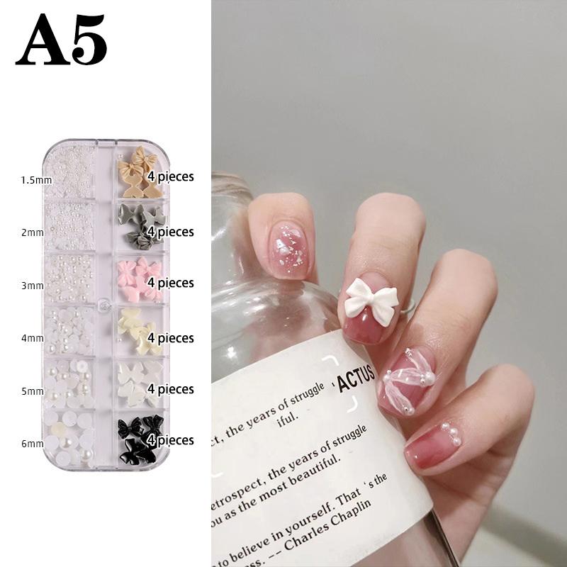 

12 сеток бант украшения для ногтей 3D Аврора бант смоляные подвески ювелирные изделия DIY маникюр украшения принадлежности аксессуары A1