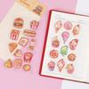 3D Stickers Embossed Adorable Assorted Decals Mini Hamburger Cartoon 3D Stickers for Boys Girls Children Teens Students Laptop