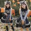 [monoii] Maid Outfit for Kids, Halloween Cosplay, Maid Costume, Zombie Outfit, Waitress Costume