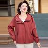 2026 New Women's Spring and Autumn Casual Jacket Top Mom's Simple Versatile Jacket