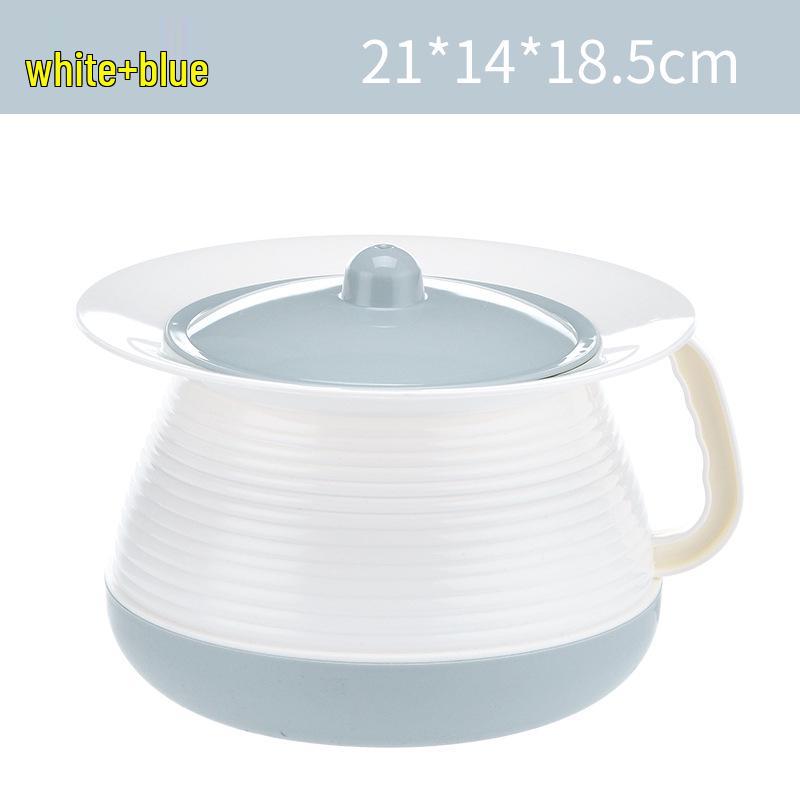 Thickened Plastic Adult & Children's Nighttime Urinal with Lid - Unisex Bedroom Commode