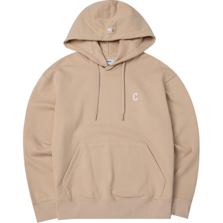 

New MLB Cleveland Indians Team Sweatshirt Unisex Light Beige 3AHDB0141-45BGL M