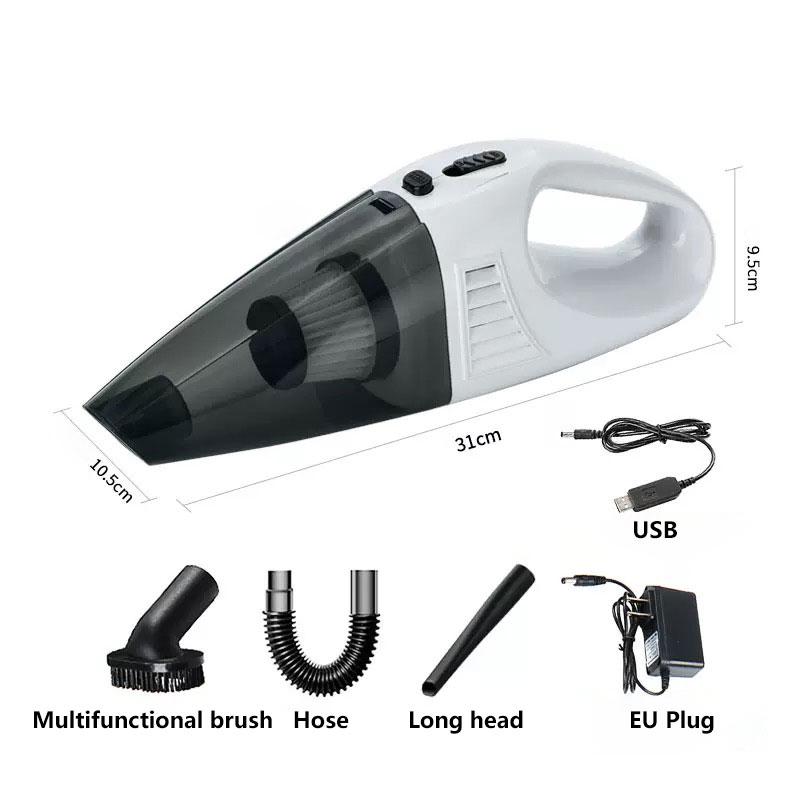 Large Power Wired Wireless Car Vacuum Cleaner Strong Suction Variety of Accessory Combinations for Car Cleaning
