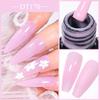 MEET ACROSS 8ml Shimmer Nail Gel Nude Pink Blue Glitter Sequins Rainbow Shimmer Glitter Gel Nail Polish Soak Off UV Gel Varnish