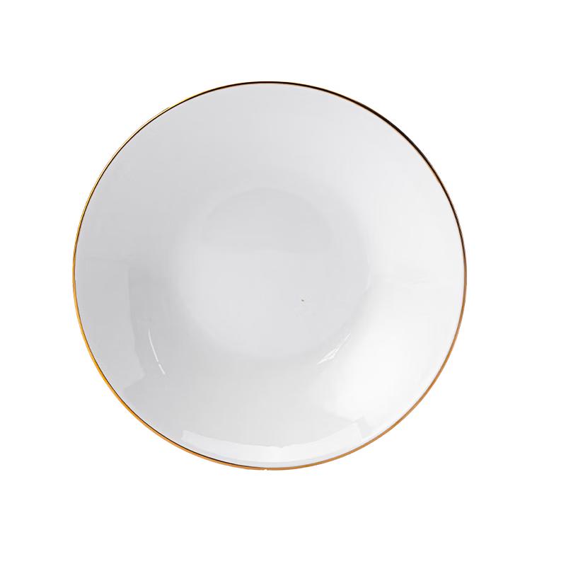 NINE CRANES Jingdezhen Embossed Bone China Dinner Plates