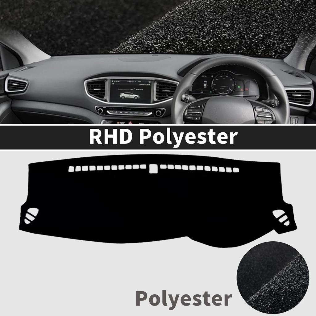 for Hyundai Ioniq 2016- Electric EV Hybrid PHEV High Quality Dashboard Cover Dashmat Sunshade Anti‑UV Protector Dash Mat Pad